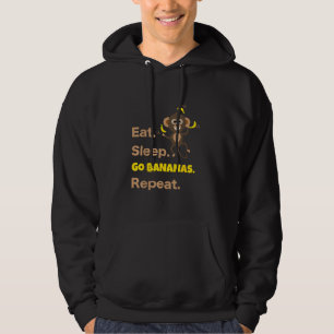 Moletom Comer Dormir Ir Bananas Repetir Divertido Fofo Ani