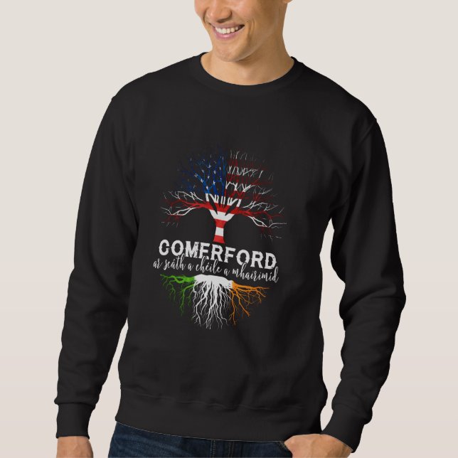 Moletom Comerford Irish Family Name Shirt Roots (Frente)