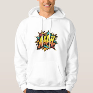 Moletom "Comic Book Burst: AAAL! Pop Art Hoox Sweatshirt