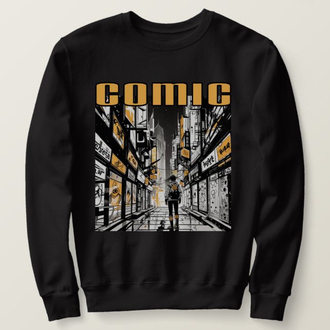 Moletom Comic Sweatshirt (Frente do Design)