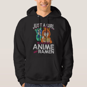 Moletom Comida Asiática Apenas Uma Garota Que Ama Anime E 