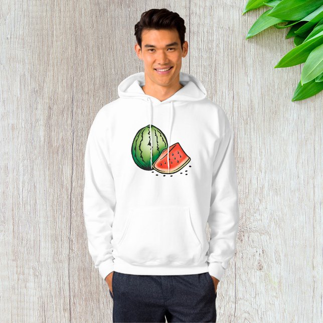 Moletom Comida de Fruta de melancia Mens Hoodie (Criador carregado)