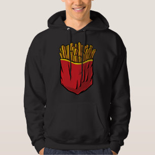 Moletom Comida de Lixo Fast Food Batatas Fritas em um Saco