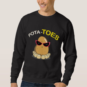 Moletom Comida de Pun Patoe com pés vegetais