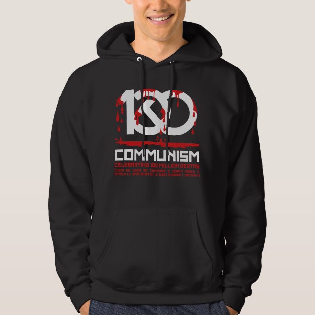Moletom Communism, celebrating 100 million deaths (Frente)