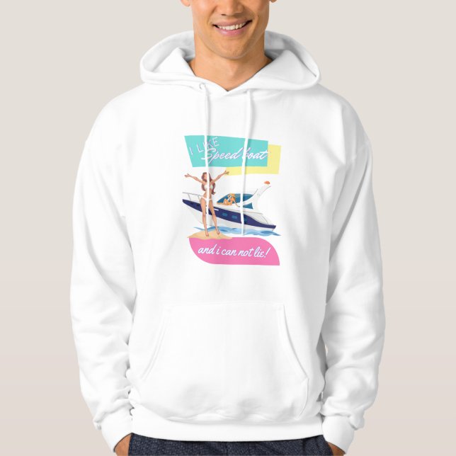 Moletom como barco a velocidade (Frente)
