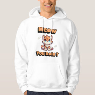 Moletom Como Está? Truque de Gato Engraçado e Bonito para 