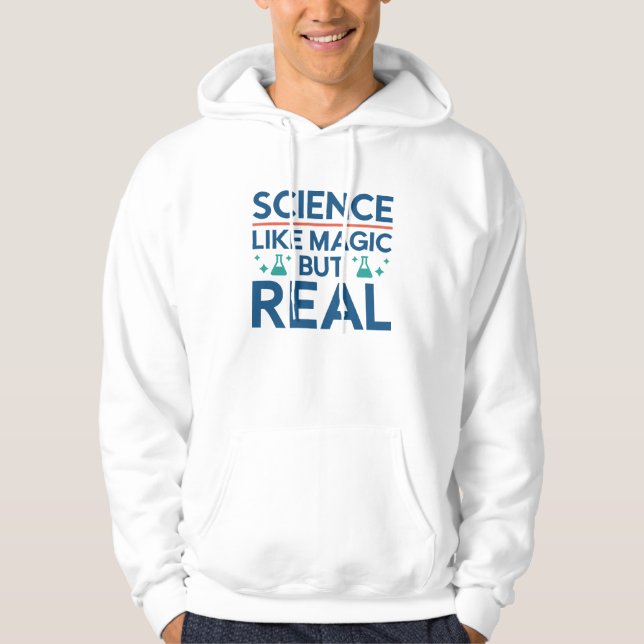 Moletom Como Magia, Mas Real (Frente)
