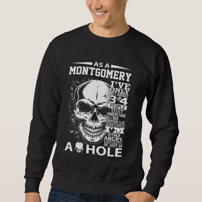 Moletom Como Montgomery, só encontrei 3 ou 4 Pessoas (Frente)
