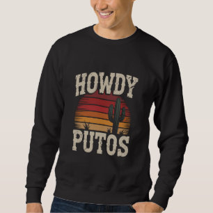 Moletom Como vai Putos Cacto Engraçado Retro Vintage