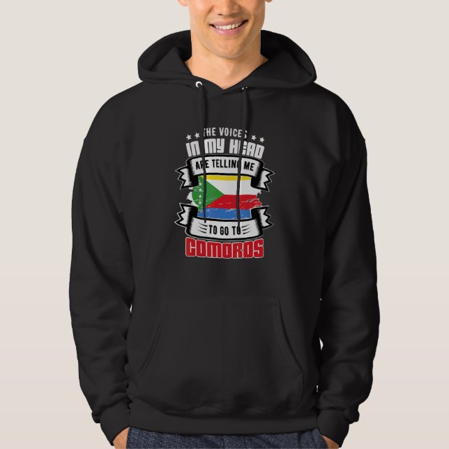 Moletom Comores Na Minha Cabeça (Frente)