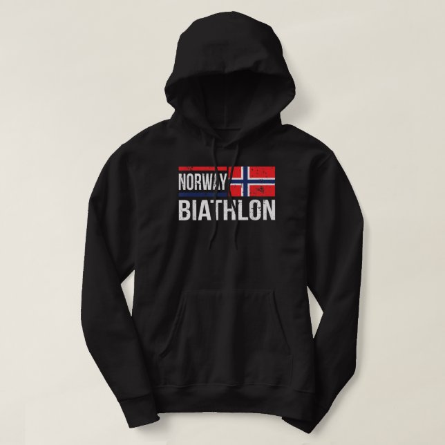 Moletom Competição de Atiramento ao Esqui-Alvo de Biathlon (Frente do Design)