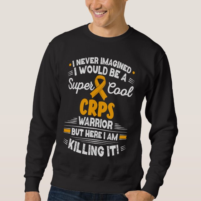 Moletom Complex Regional Pain Syndrome Cool CRPS Warrior C (Frente)