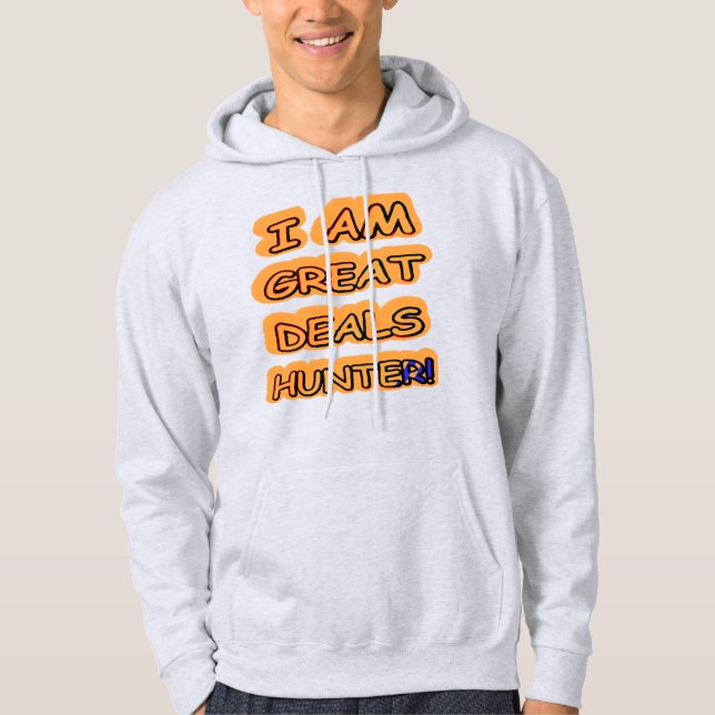 Moletom Comprar de "Excelente Deals Hunter", Design bonito (Frente)