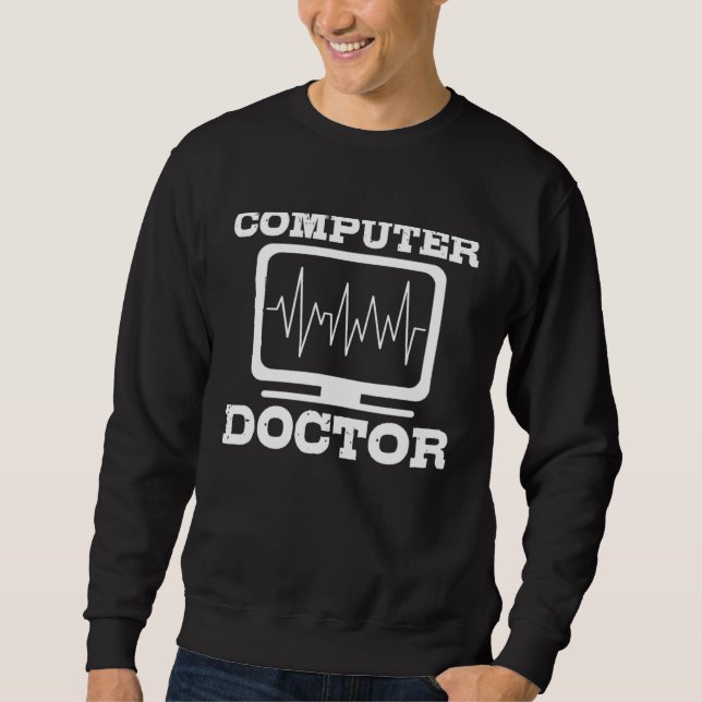 Moletom Computer Doctor Information Technology  Computer R (Frente)