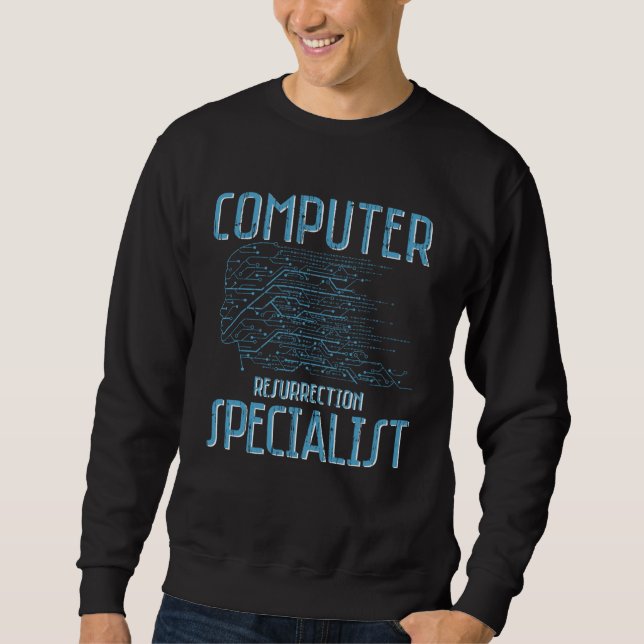 Moletom Computer Resurrection Specialist Programming Codes (Frente)