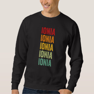 Moletom Condado de Ionia Michigan Texto Arco-íris