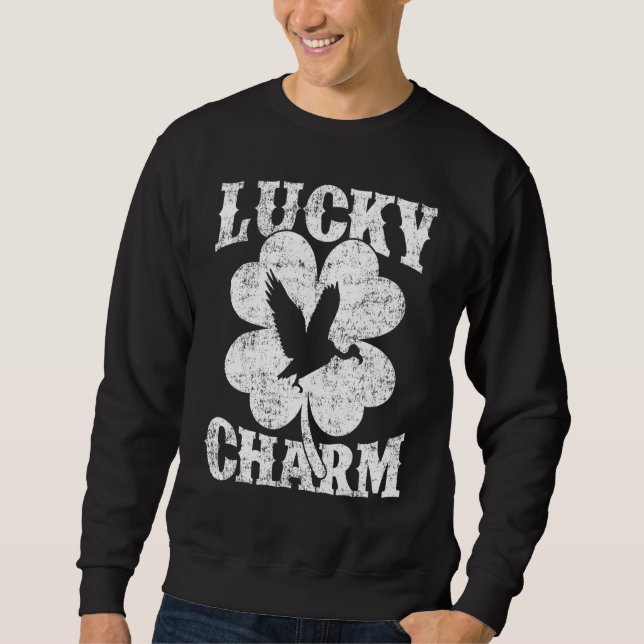 Moletom Condor Bird Shamrock Lucky Condor Rua D de Patrick (Frente)