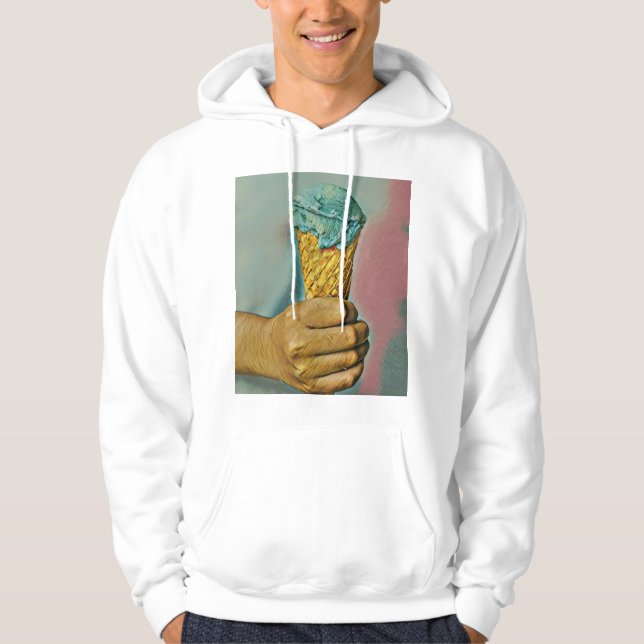 Moletom Cone de sorvete de Vintage (Frente)