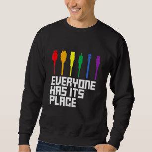 Moletom Conector do cabo do mês do orgulho Lgbtq