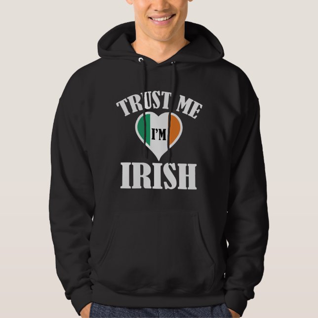 Moletom Confie em mim, sou irlandês (Frente)