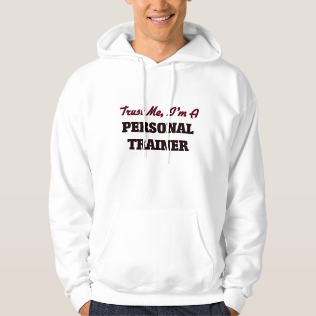 Moletom Confie que eu mim é um instrutor pessoal (Frente)