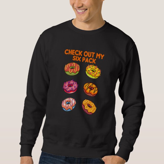 Moletom Confira Meu Donut de Seis Pacotes (Frente)