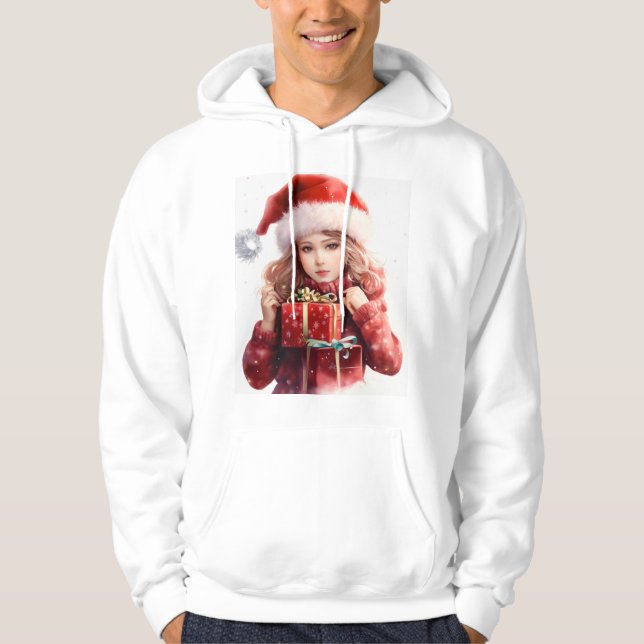 Moletom "Conforto Clássico: Camisola Hooded Essencial" (Frente)