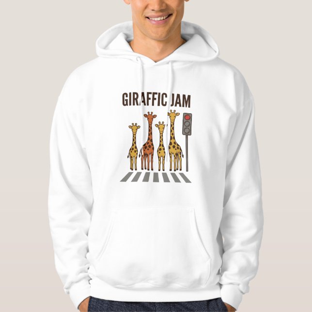 Moletom Congestionamento Giraffico Cruzamento de Girafa Di (Frente)