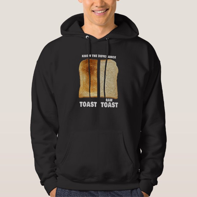 Moletom Conheça A Diferença Toast Raw Toast 8 (Frente)
