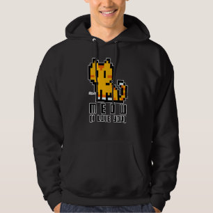 Moletom Conheça Gatinho Bonito, Eu Te Amo! Di de jogos ret