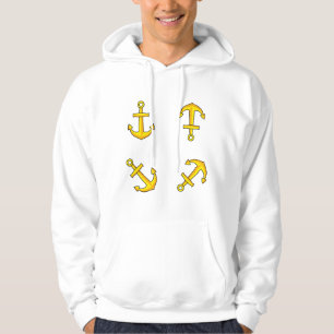 Moletom Conjunto de Âncoras do Ouro de desenho