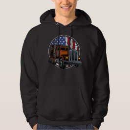 Moletom Conjunto Patriótico - Caminhão Marrom e Bandeira
