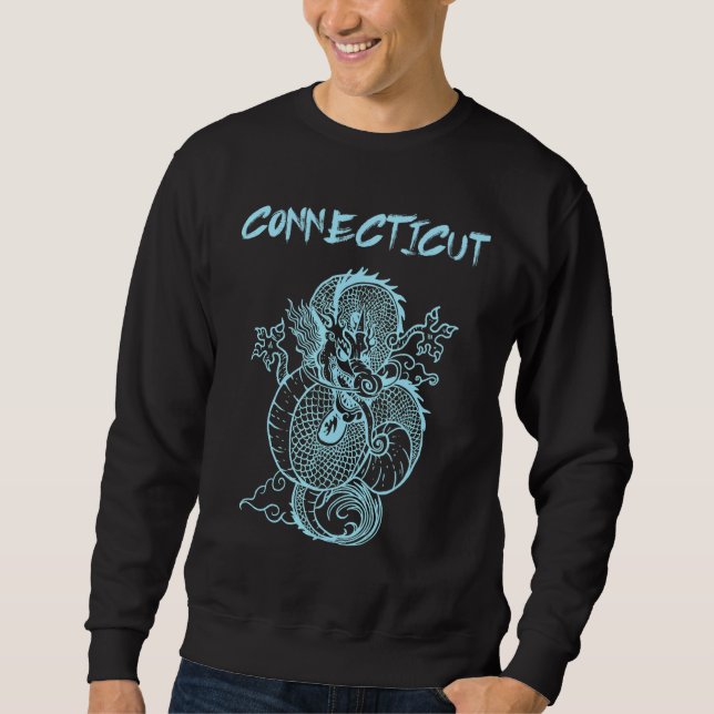 Moletom Connecticut - Dragão Japonês (Frente)