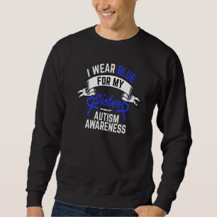 Moletom Consciência Autista Mês Eu Visto Azul Para Minha I