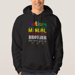 Moletom Consciência do Autismo Especial do Irmão Quebra-ca