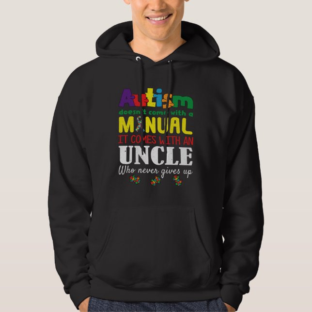 Moletom Consciência do Autismo Especial do Tio Quebra-cabe (Frente)