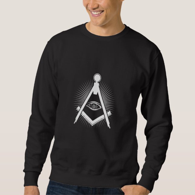 Moletom Conspiração Freemason Mason Illuminati Circle Occa (Frente)