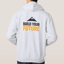 Construa o Seu Futuro Casaco Minimalista Motivacio