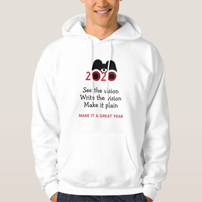 Moletom CONSULTE OS Binoculares VISION 2020 Personalizados (Frente)