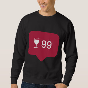 Moletom Contagem de Amor de Vinho