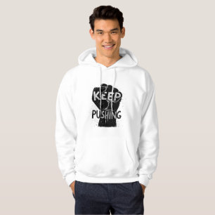 Moletom Continue Empurrando – Design de Tipografia Motivac