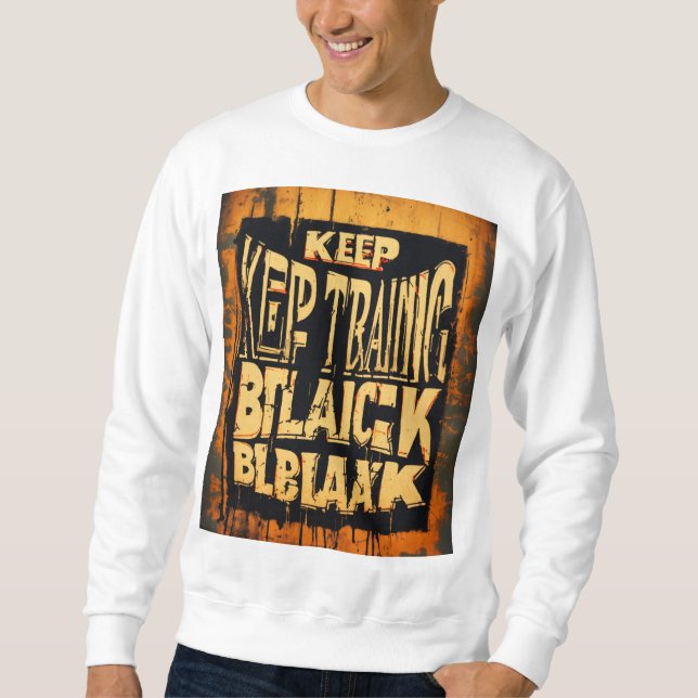 Moletom "Continue treinando Hoodie: A jornada para o Cintu (Frente)