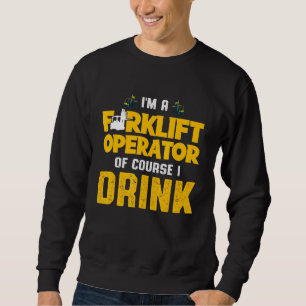 Moletom Controlador de Bebida do Operador do Forklevante