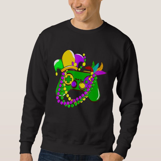 Moletom Controladora de vídeo Jester Hat Costum (Frente)