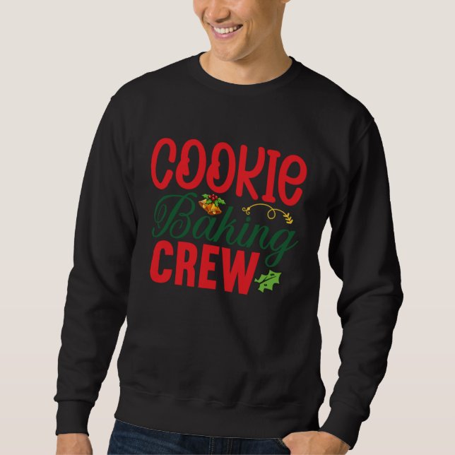 Moletom Cookie Baking Crew Christmas  Gingerbread (Frente)