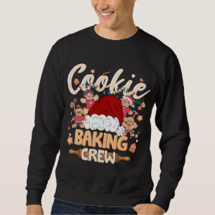 Moletom Cookie Baking Crew Papais noeis de Natal Gingerpão