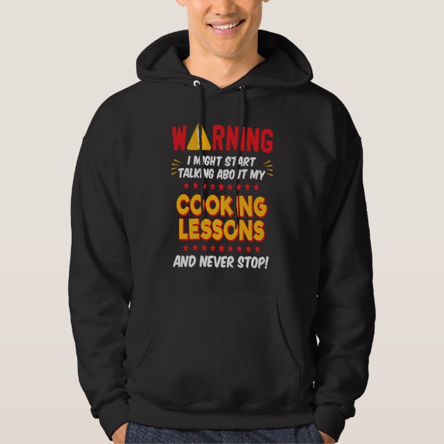 Moletom Cooking Lessons Joke Graphic (Frente)