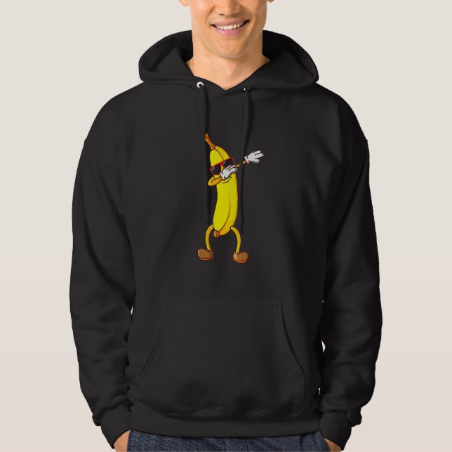 Moletom Cool Dab Banana está fazendo Dabbing Fruta Dab (Frente)