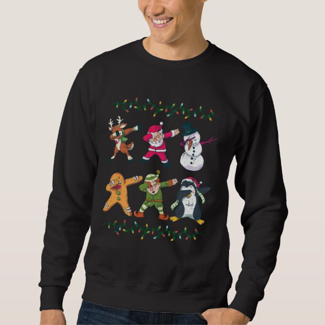 Moletom Cool Dabbing Festive Designs X Mas (Frente)